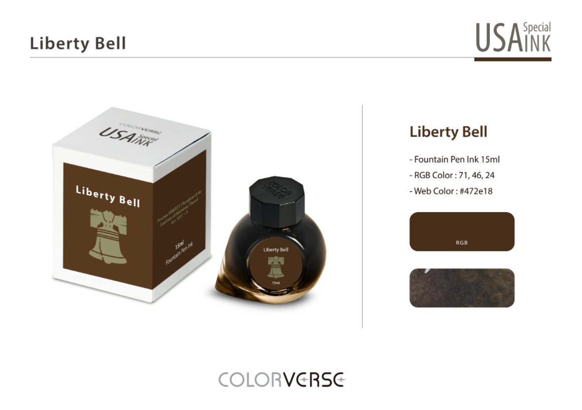 Colorverse USA Special Series Ink- Pennsylvania - Liberty Bell
