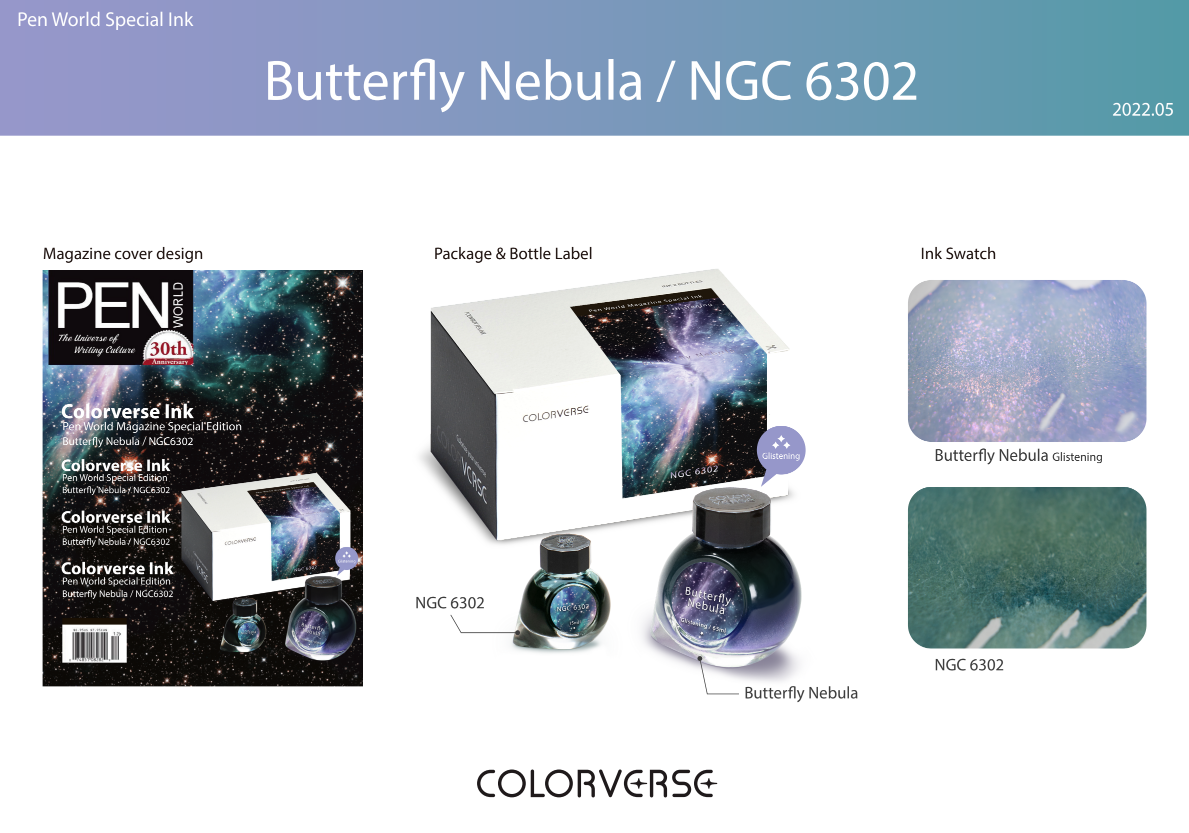 Colorverse Butterfly Nebula and NGC 6302