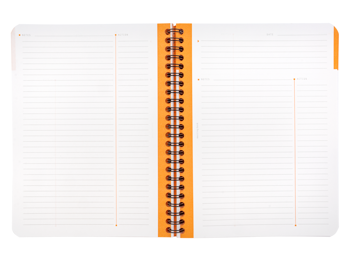 Rhodia A5 Meeting Book- Orange