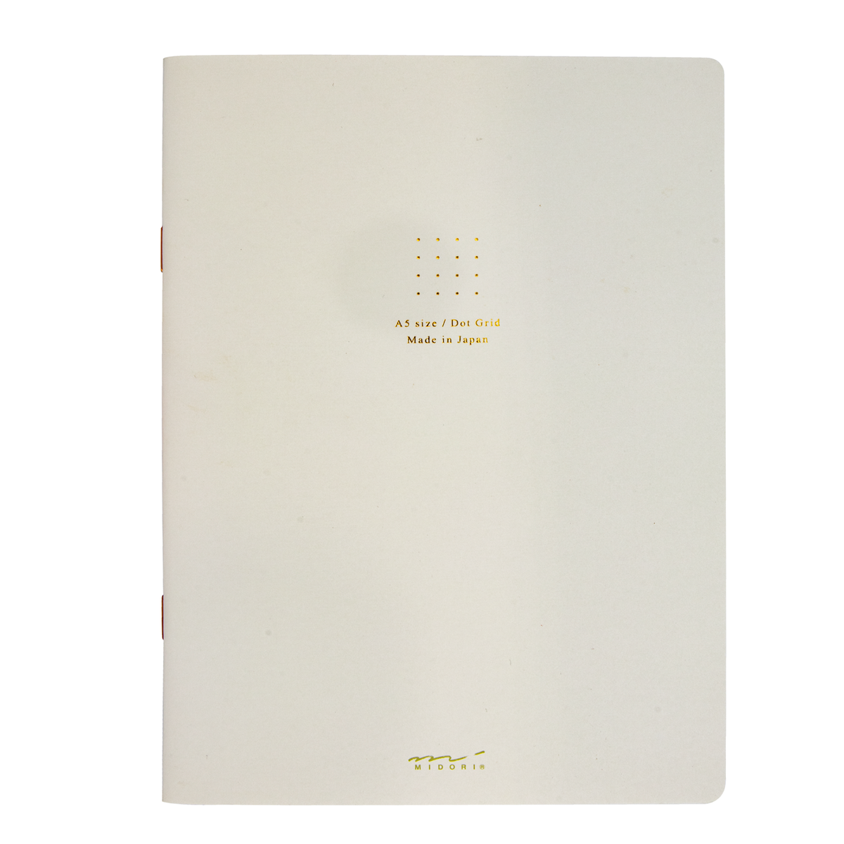 Midori A5 Dot Grid Notebook - White