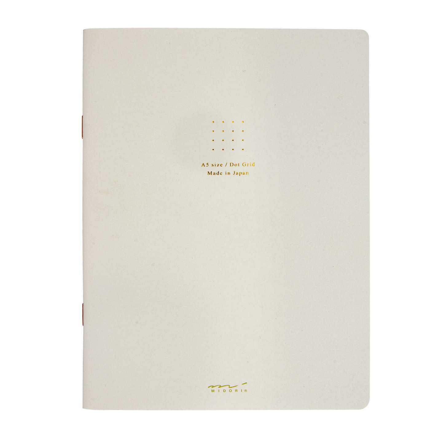 Midori A5 Dot Grid Notebook - White
