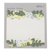 Midori Sticky Note Die cutting -  Leaves