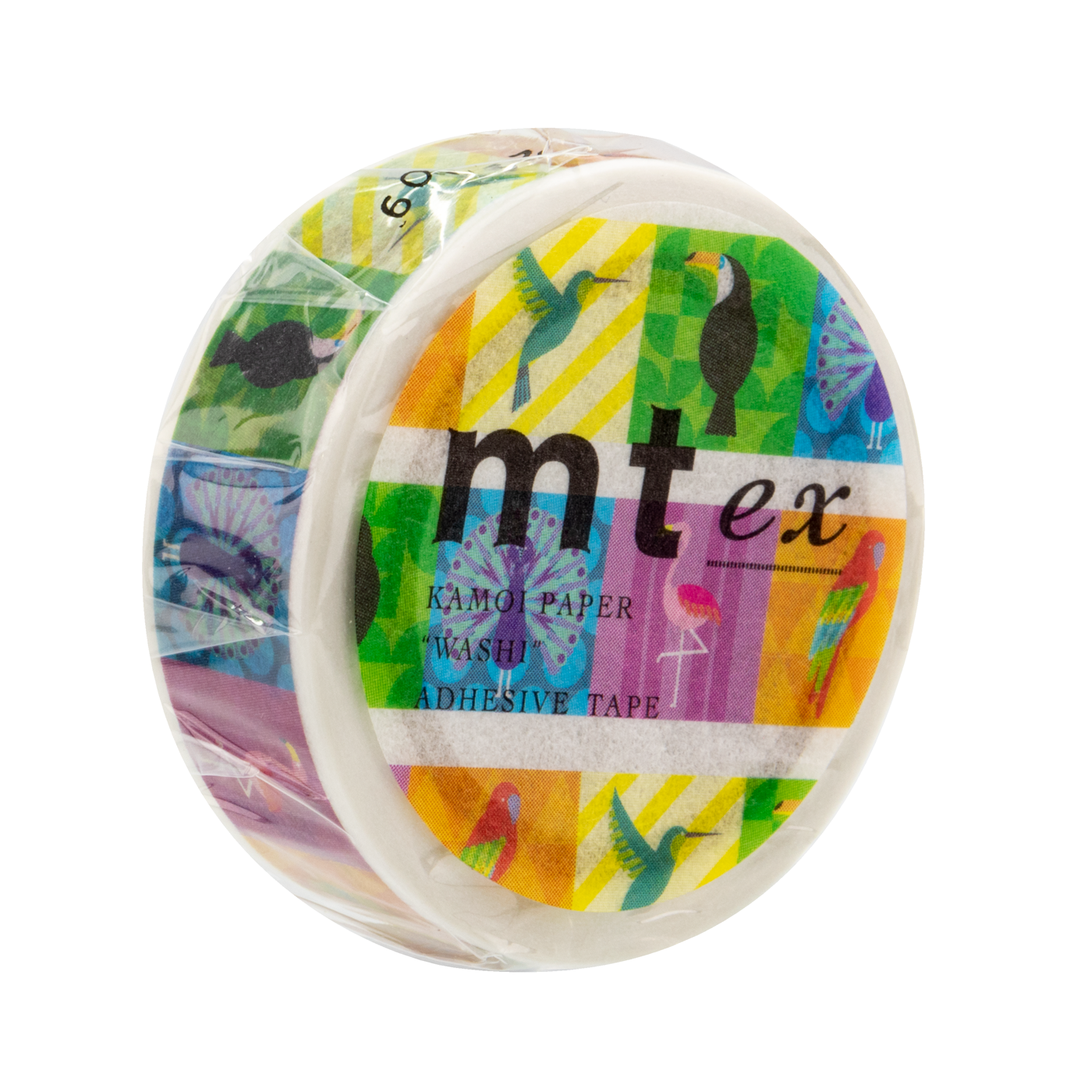 MT Washi tape - 15mm Colorful Birds