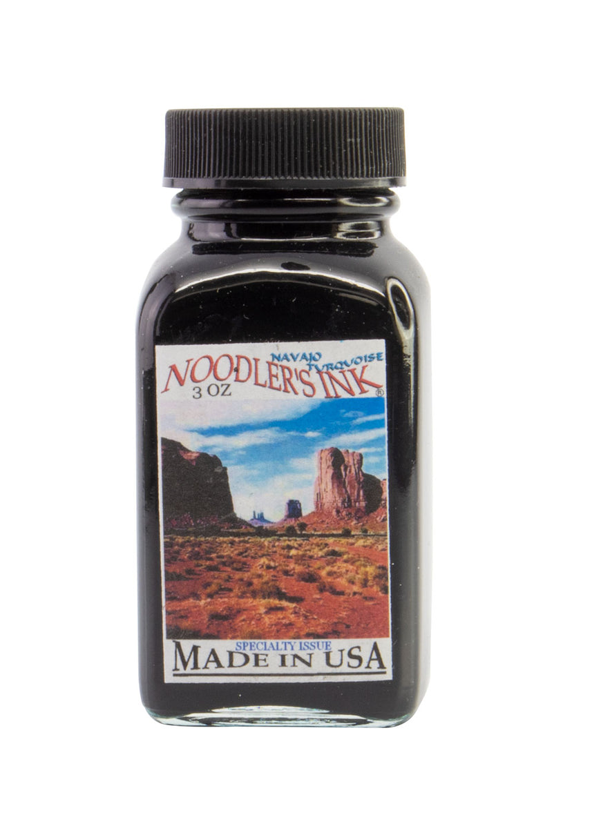 Noodler's Ink Fountain Pen Bottled Ink, 3oz - Navajoe Turquoise