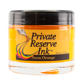 Private Reserve from the Neon collection is a Neon Orange. It dries in 20 seconds in a medium nib on Rhodia and has a wet flow. Private Reserve ink is made in the United States. 