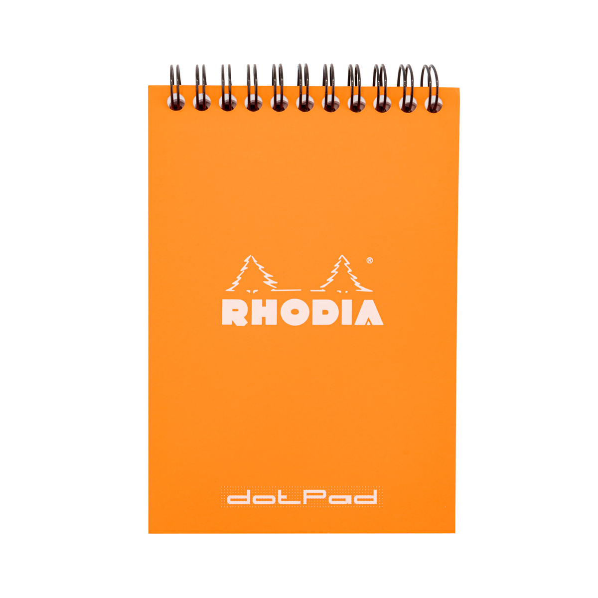 Rhodia #18 Top Wirebound Dot Grid A4 Notepad - Orange