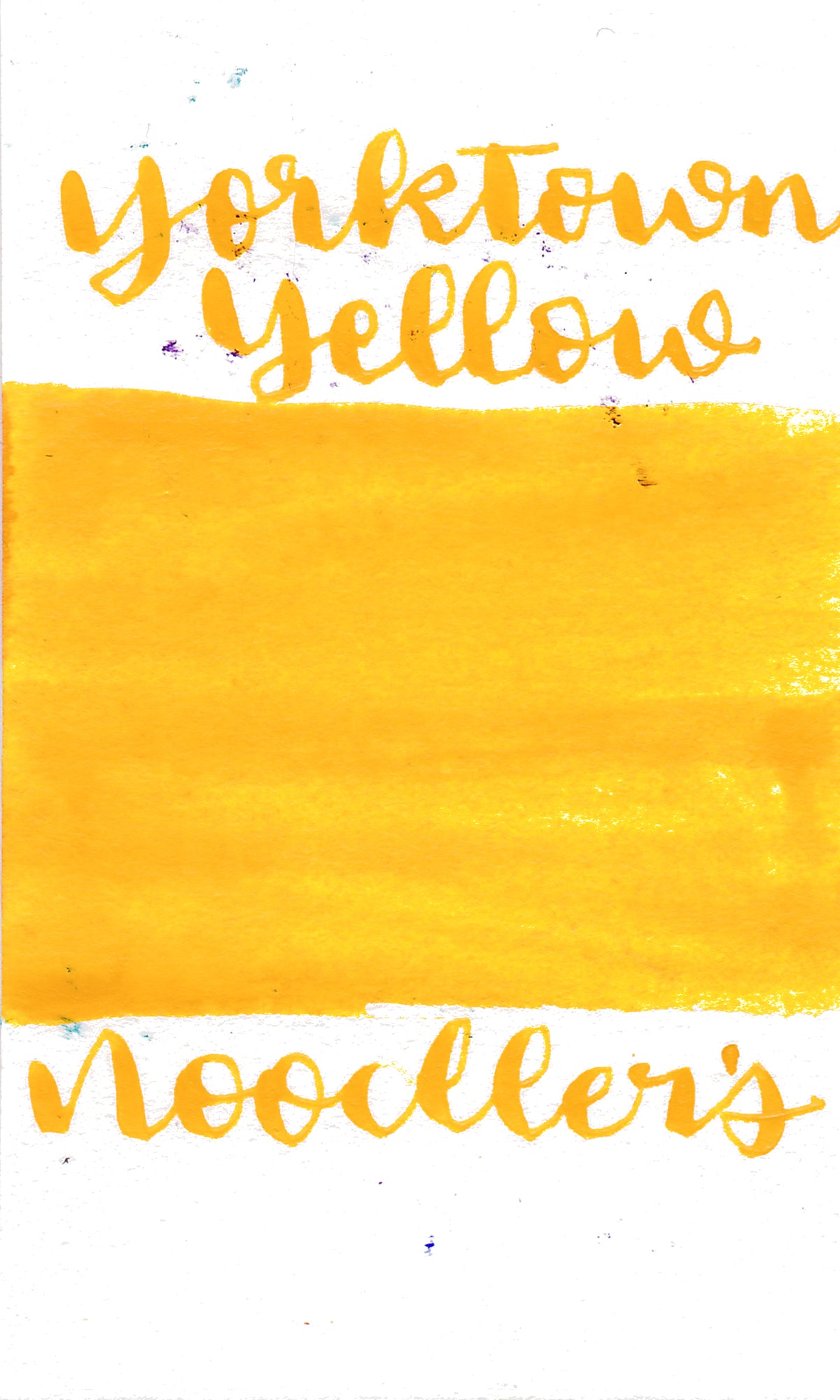 Noodler's 1774 Yorktown Yellow Eternal