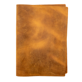 Leather Slim A5 Notebook / Planner Cover - Crazy Horse Brown