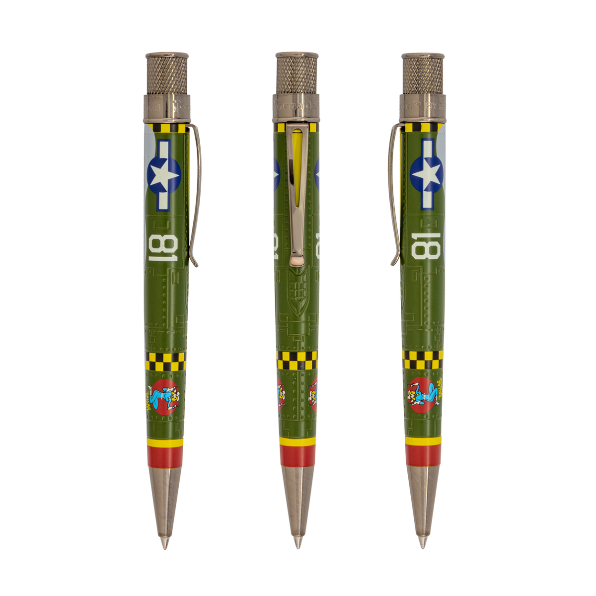 Retro 51 - The Met - Chinese Tiger Rank Badge Rollerball