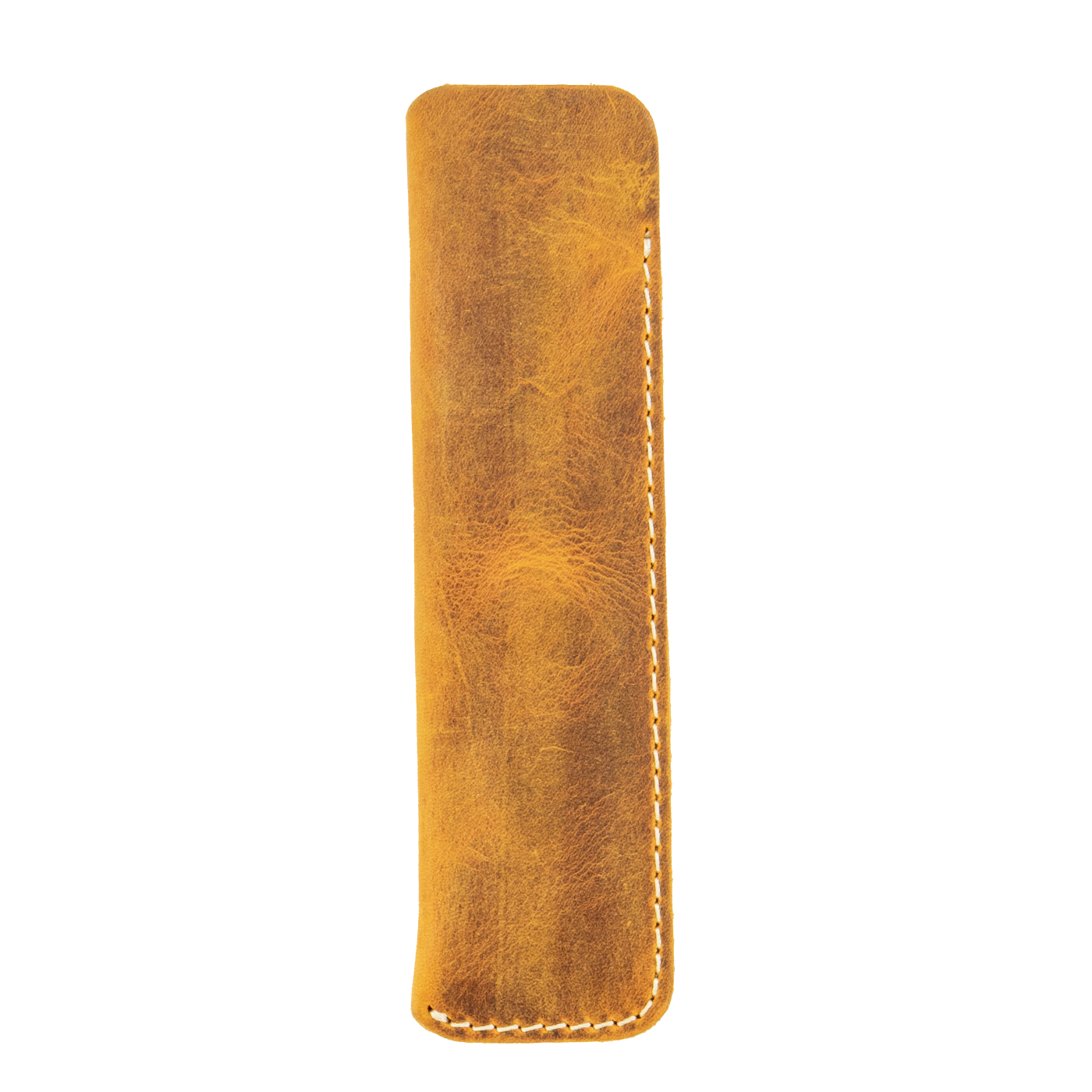 Galen Leather Co. Leather Single Pen Sleeve - Crazy Horse Brown