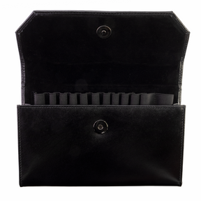 Girologio Leather Penfolio 12 Pen Case Black