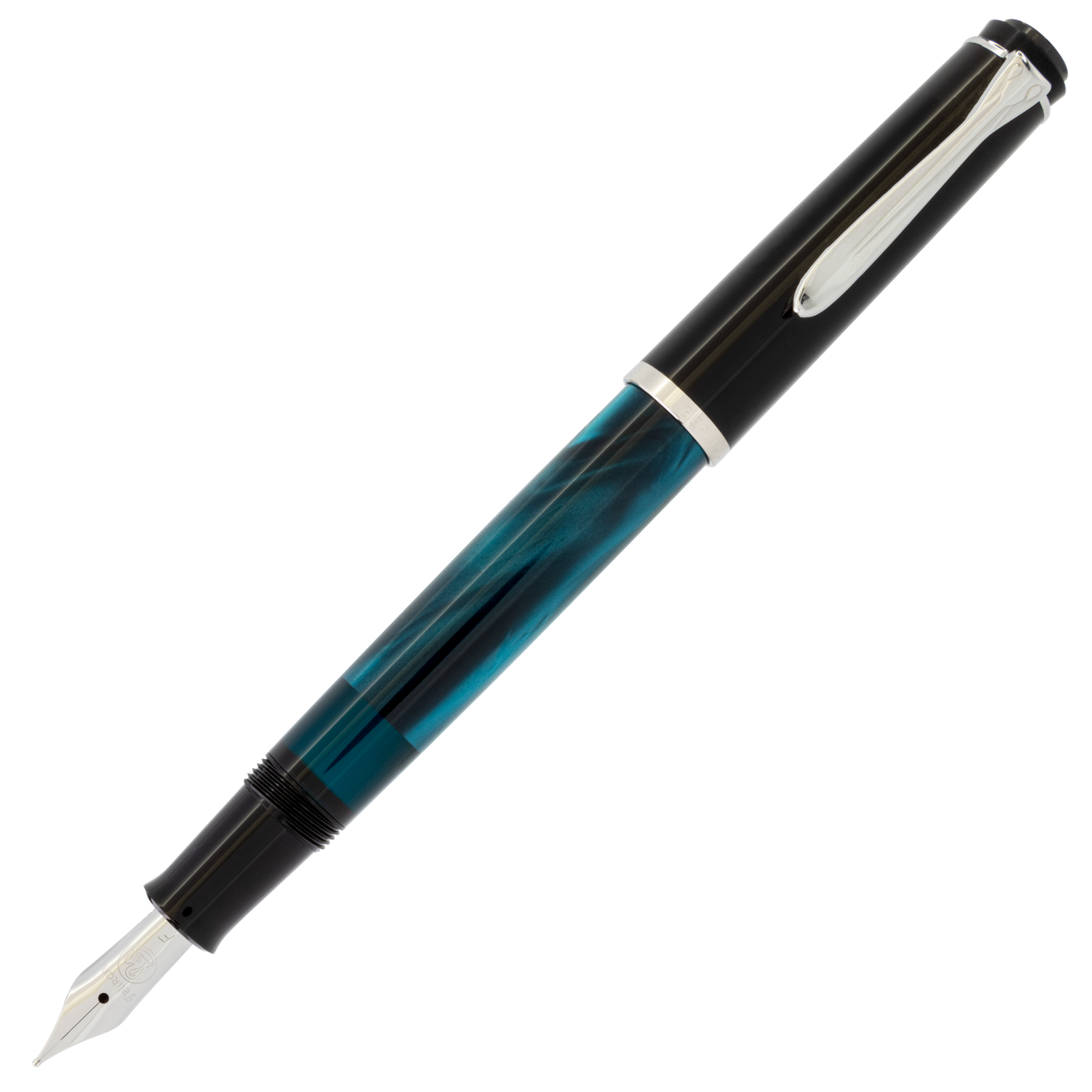 Pelikan M205 Special Edition Petrol Marbled Fountain