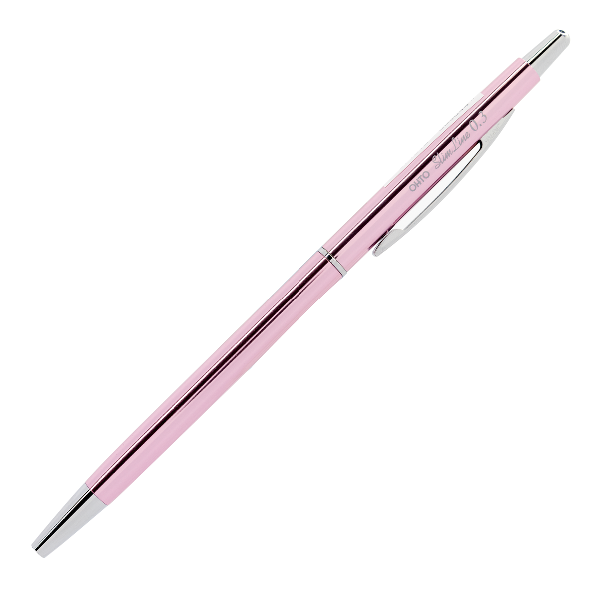 OHTO Needle Point Slim Line 0.3mm Ballpoint Pen- Pink