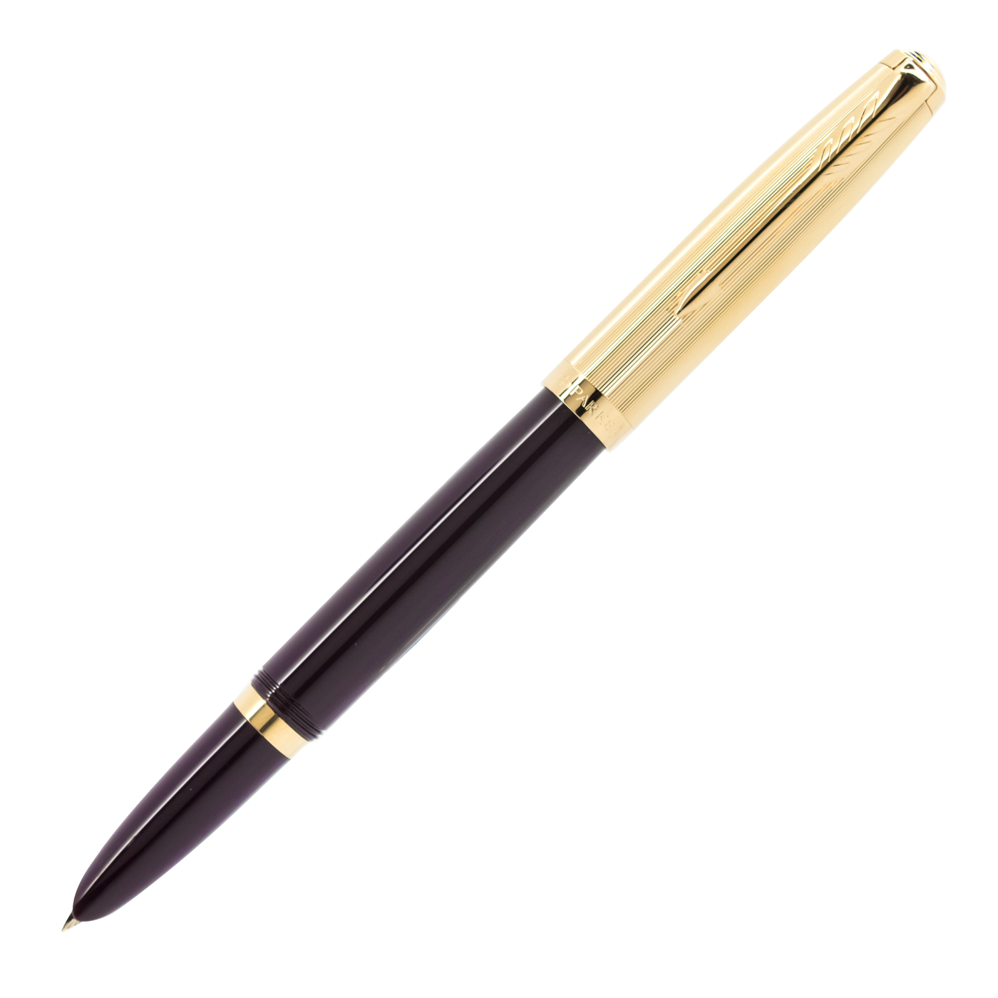 Parker 51 Deluxe Plum with 18k Gold Trim Fountain Pen