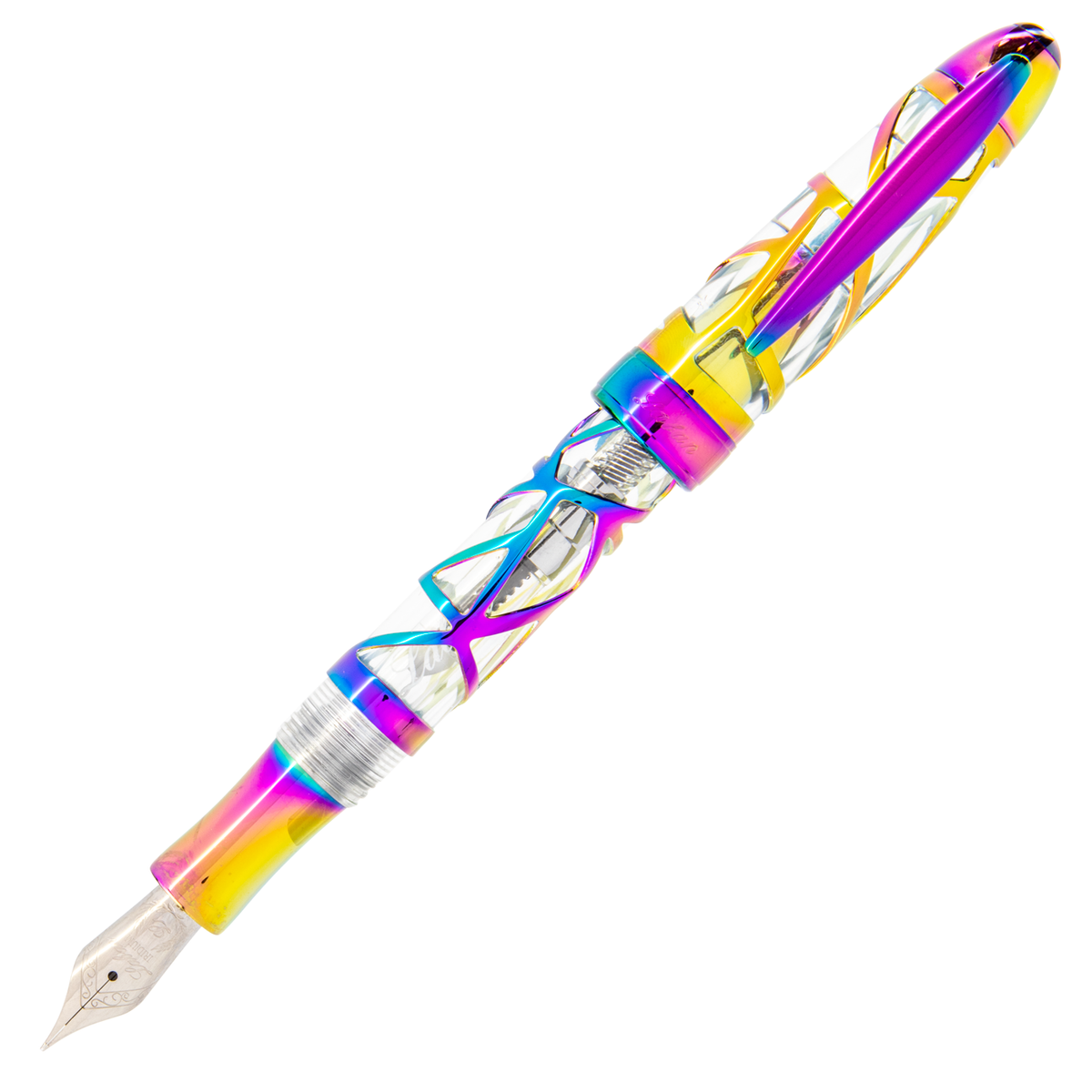 Laban Skeleton Rainbow Fountain Pen