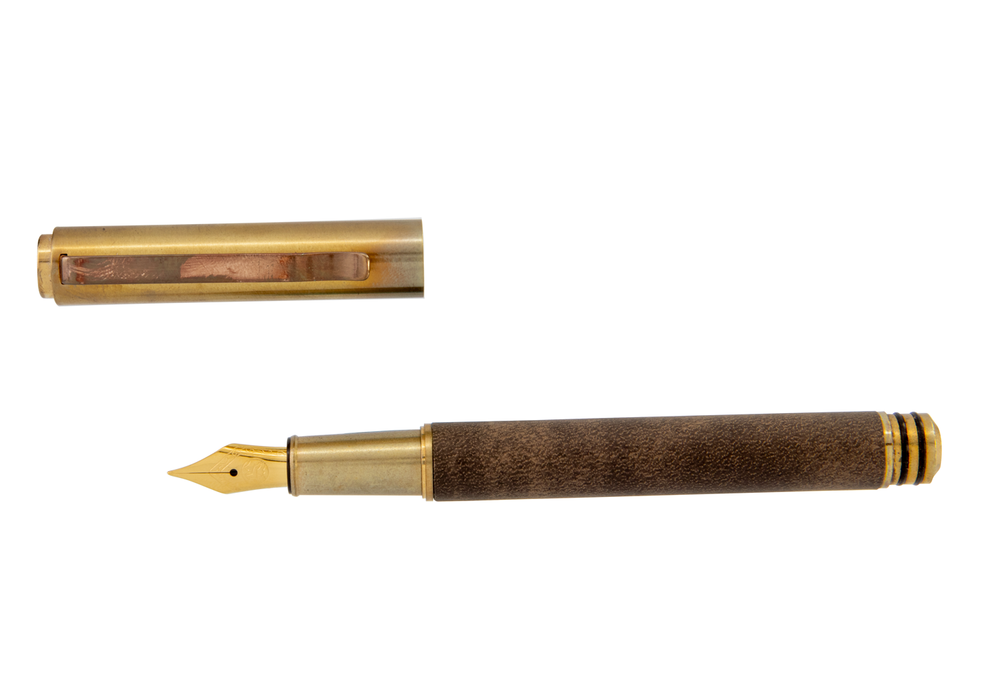 IWI Handscript Fountain Pen- Retro Brass