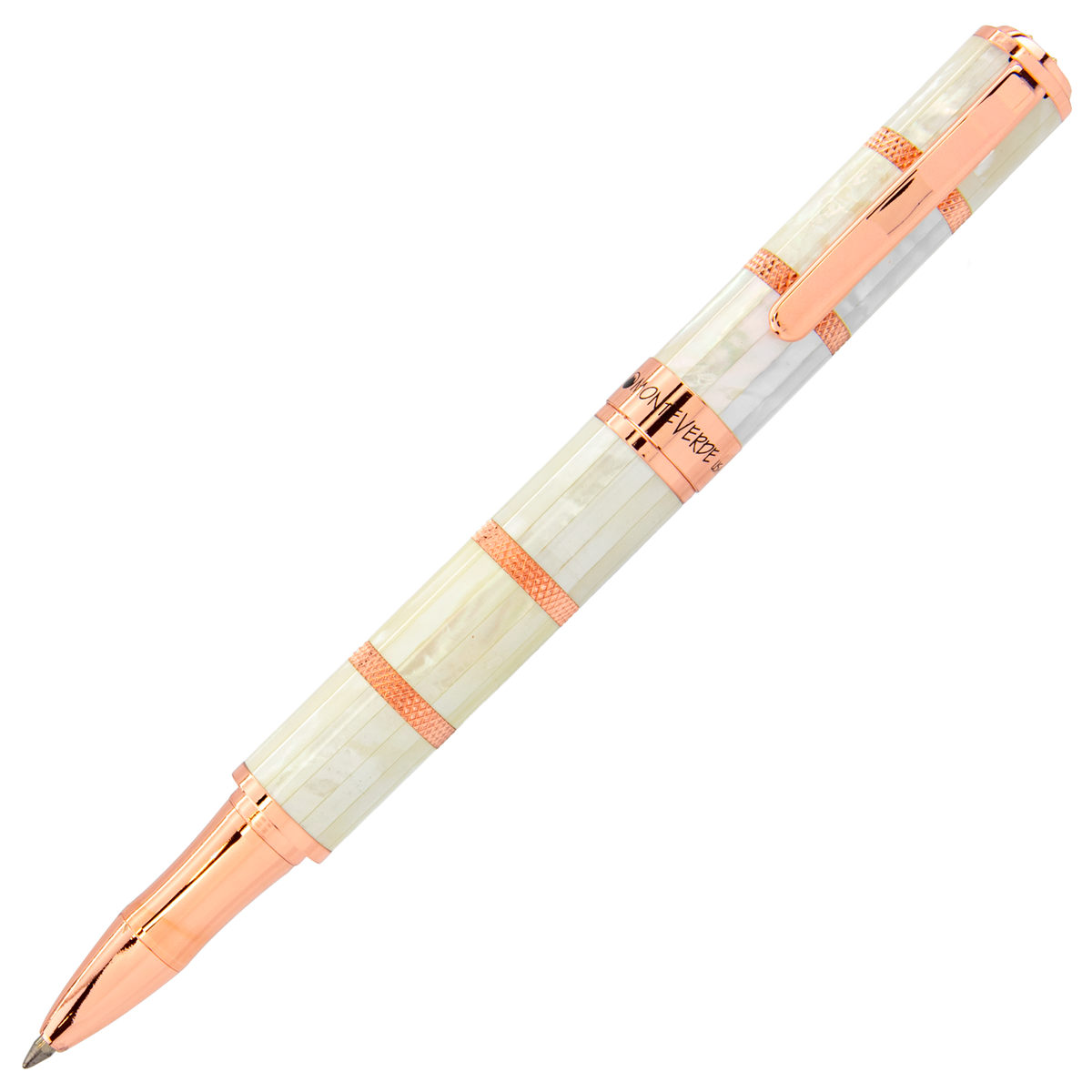 Monteverde Regatta Mother of Pearl w/ Rose Gold Trim Limited Edition Rollerball
