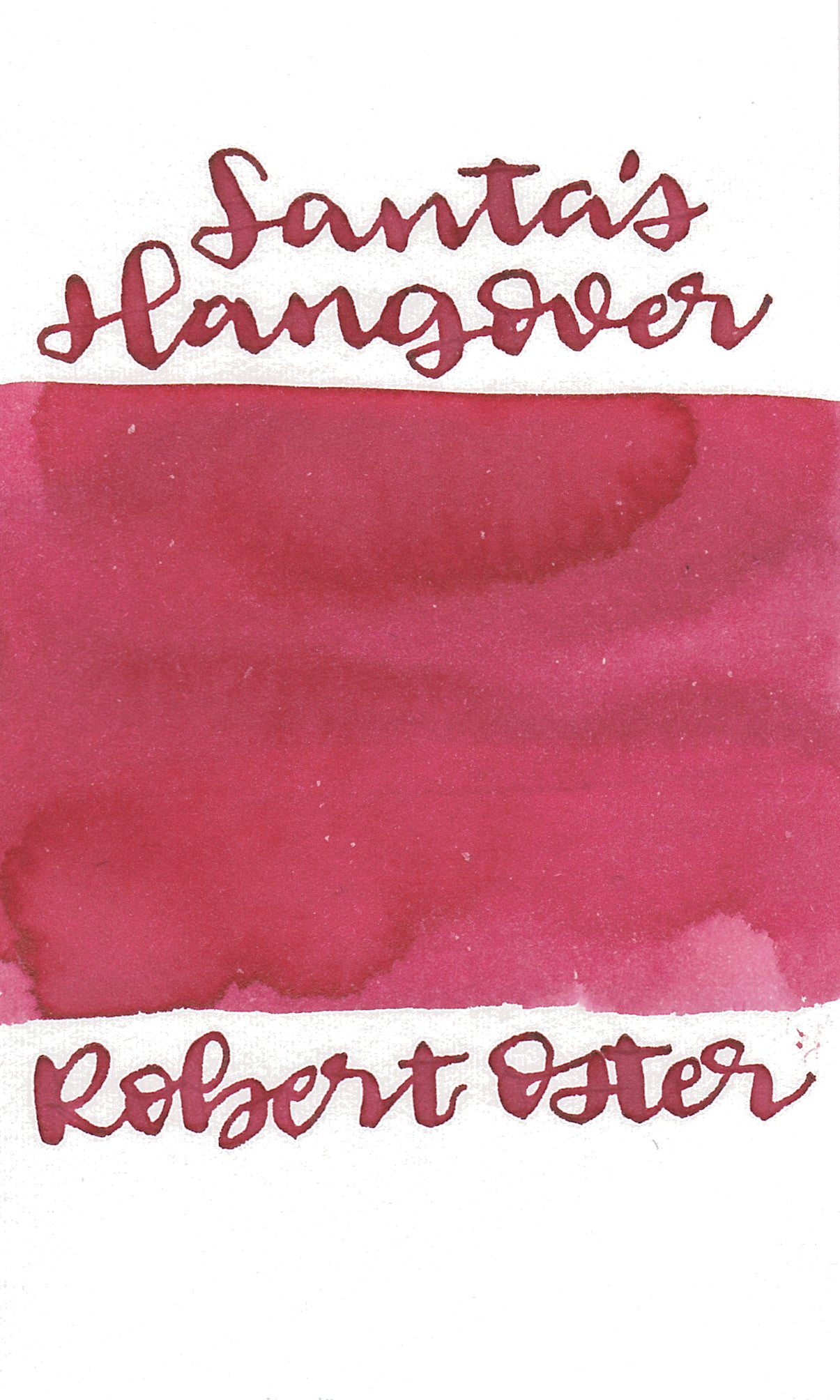 Robert Oster Holiday Santa's Hangover