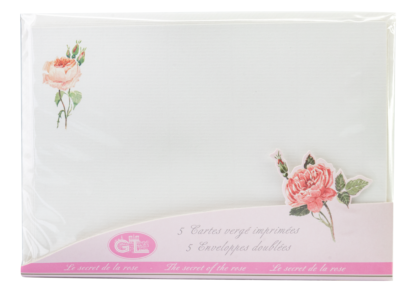 G. Lalo " Secrets of the Rose" Correspondence Cards with Envelopes