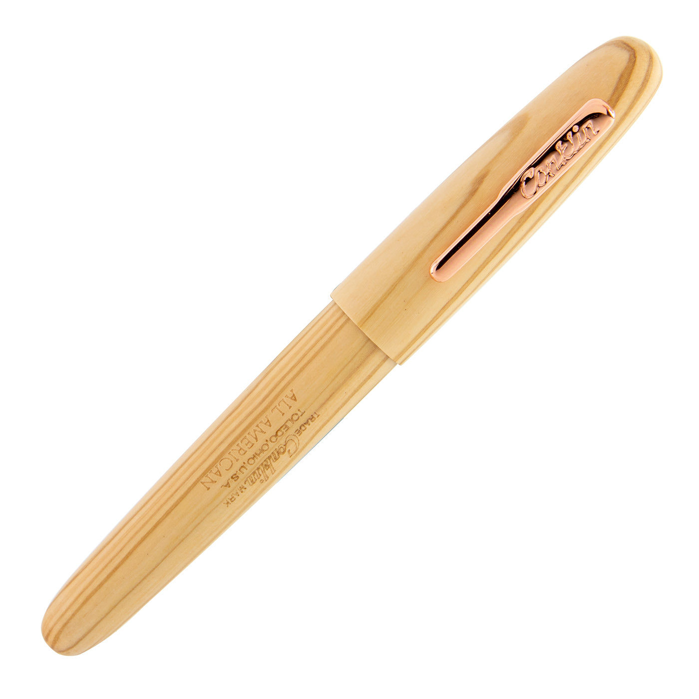 Conklin All American Olive Wood w/ Rose Gold Trim Rollerball (Limited Edition)