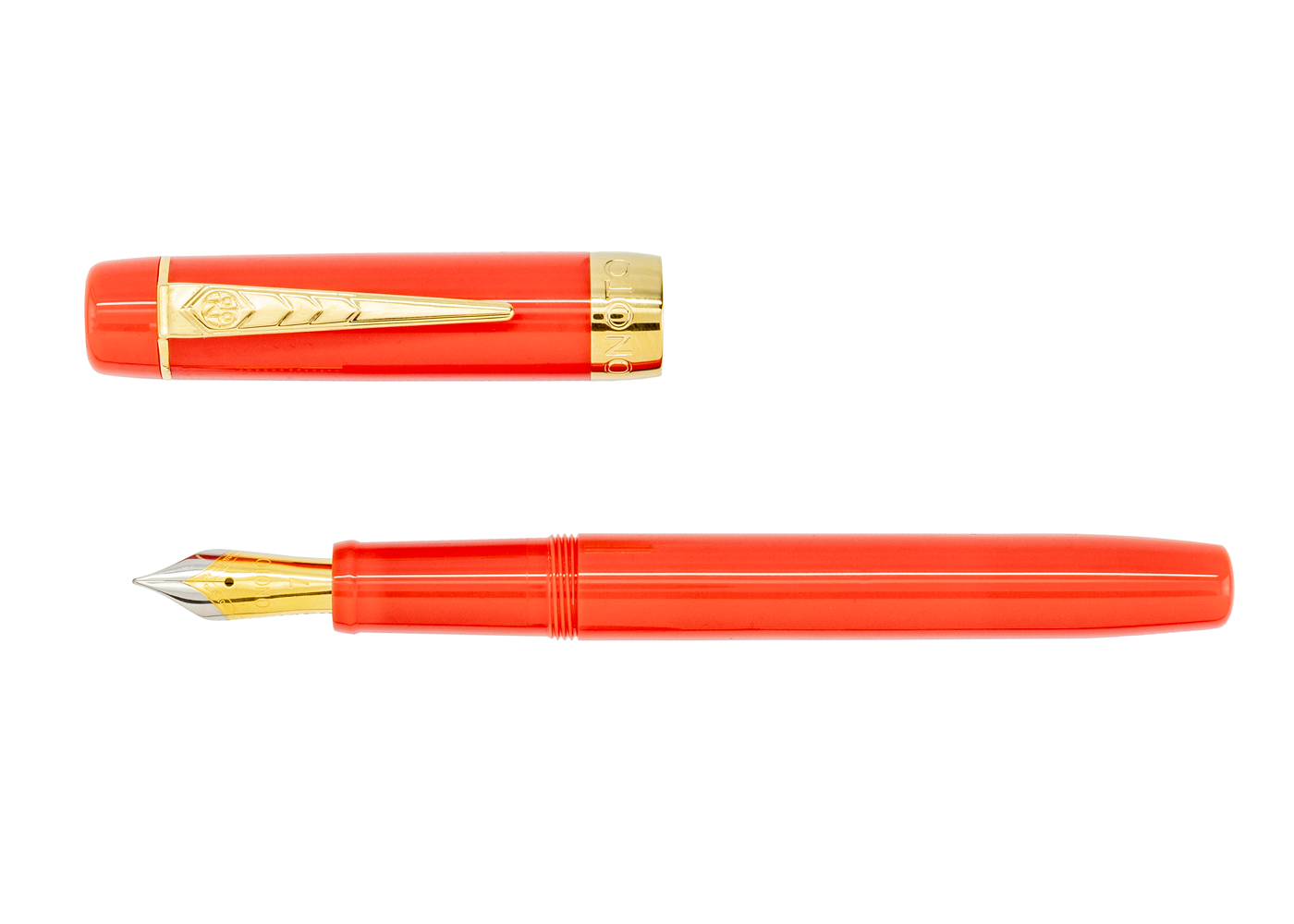 Onoto Scholar Rosso and Gold Trim