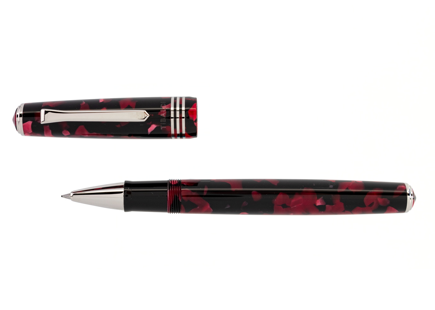 Tibaldi N60 Ruby Red Resin Rollerball Pen