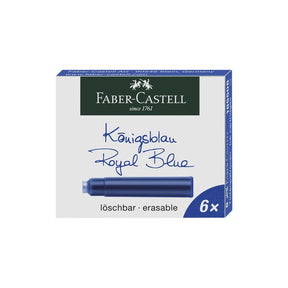 Faber-Castell Royal Blue Cartridges 6 Pack