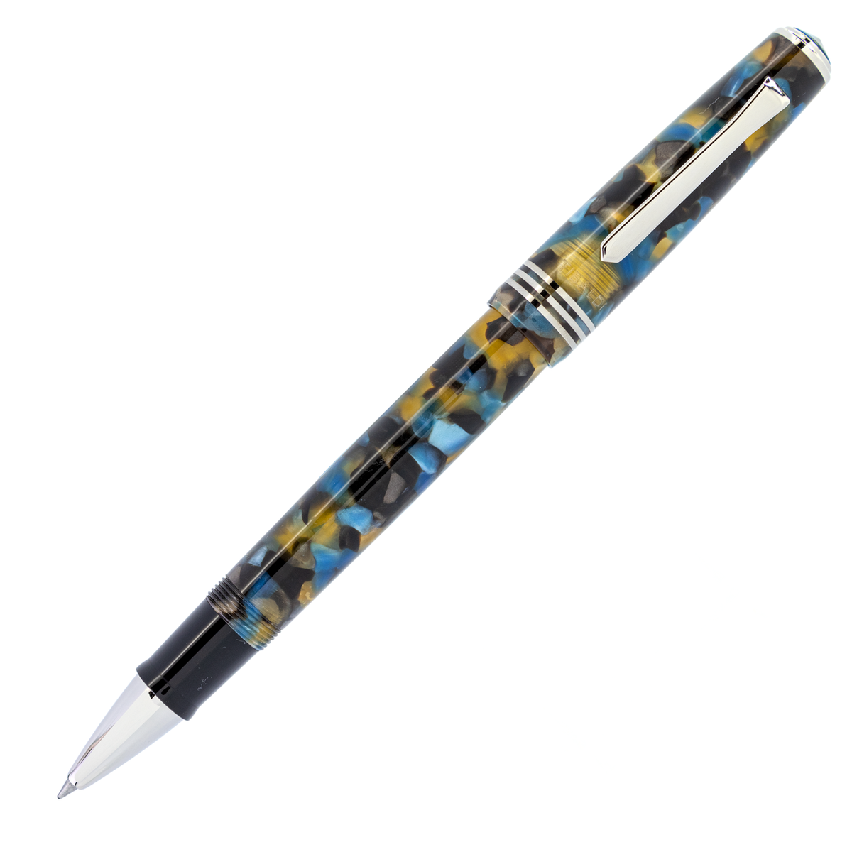 Tibaldi N60 Samarkand Blue Resin Rollerball Pen