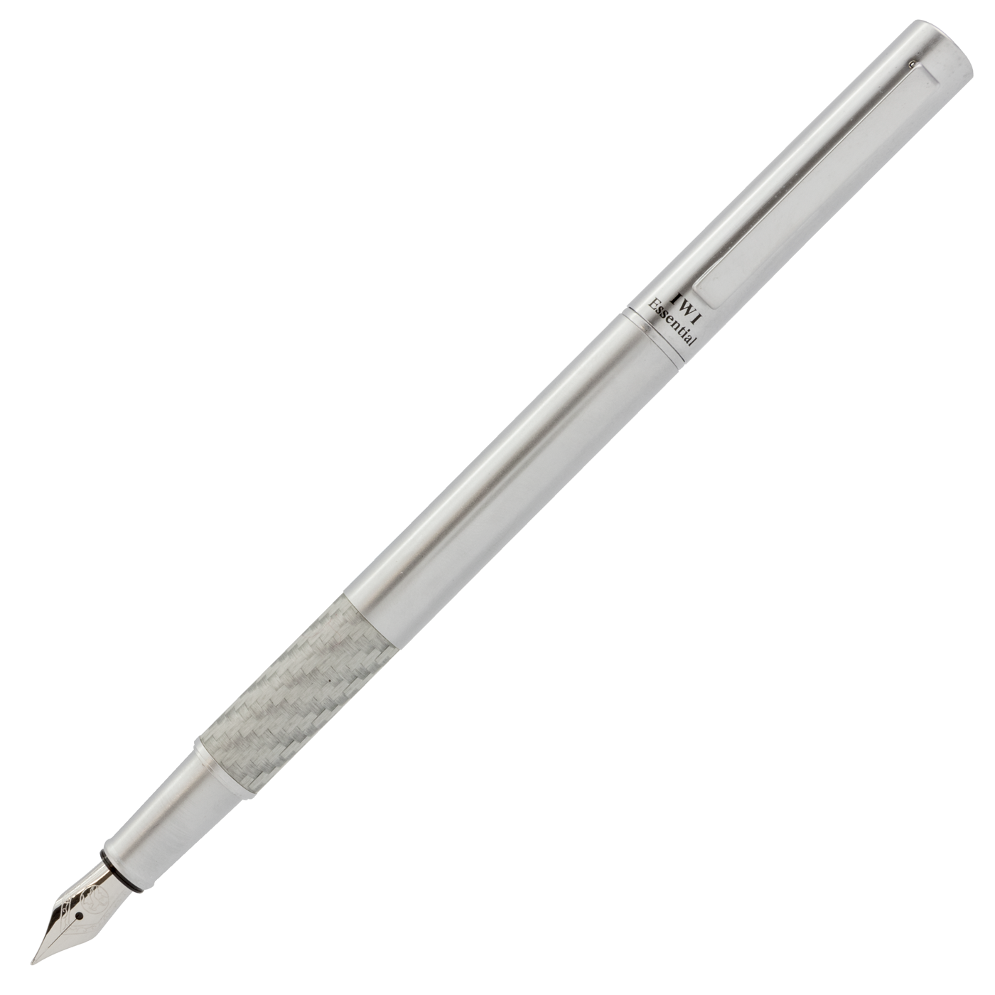 IWI Essential Fountain Pen Silver Fiber
