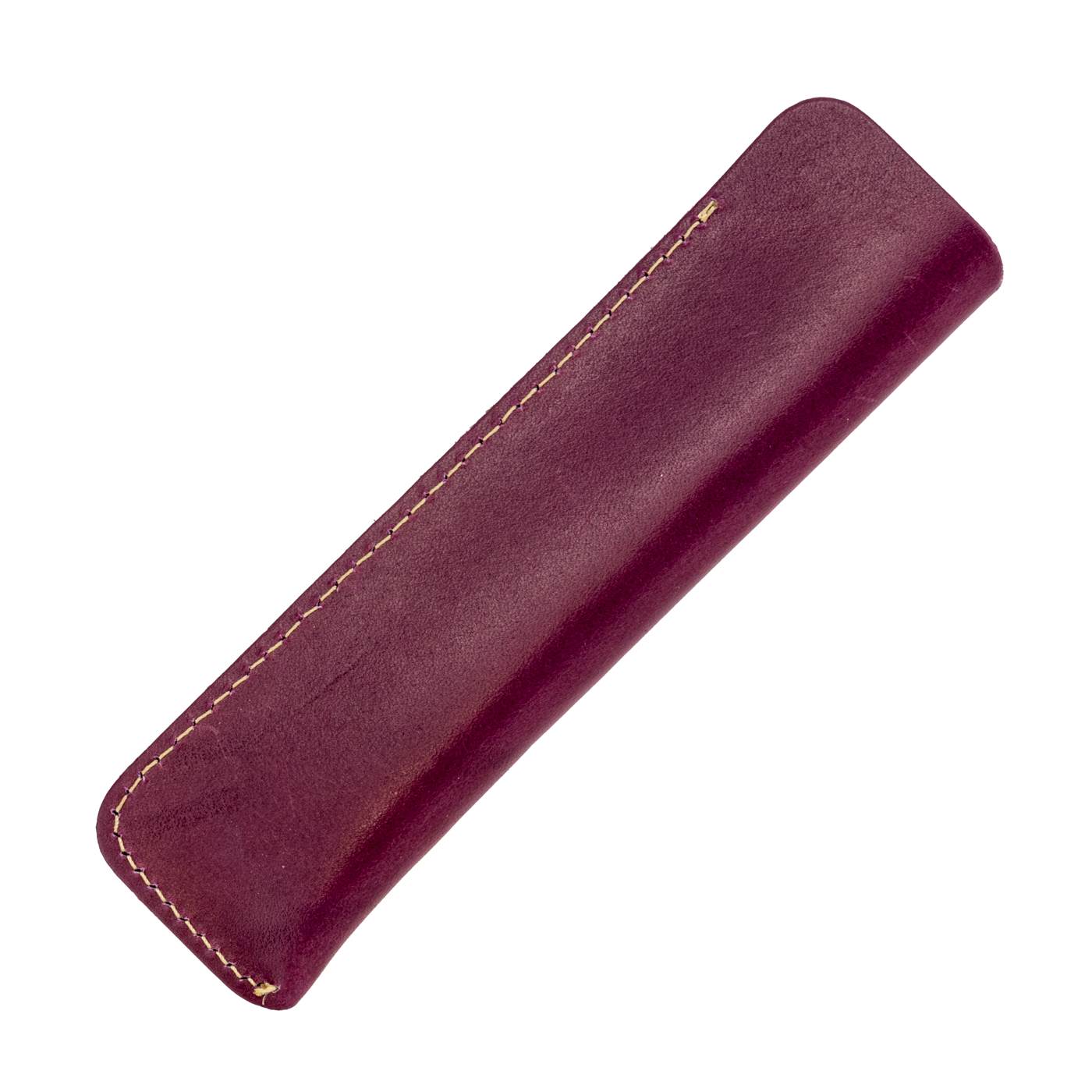 Galen Leather Co. Leather Single Pen Sleeve - Purple