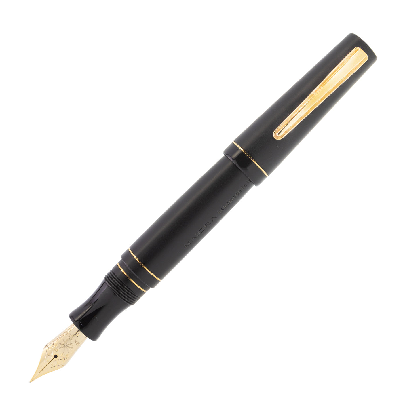 Maiora Impronte Slim Matte Black Fountain Pen-Fine