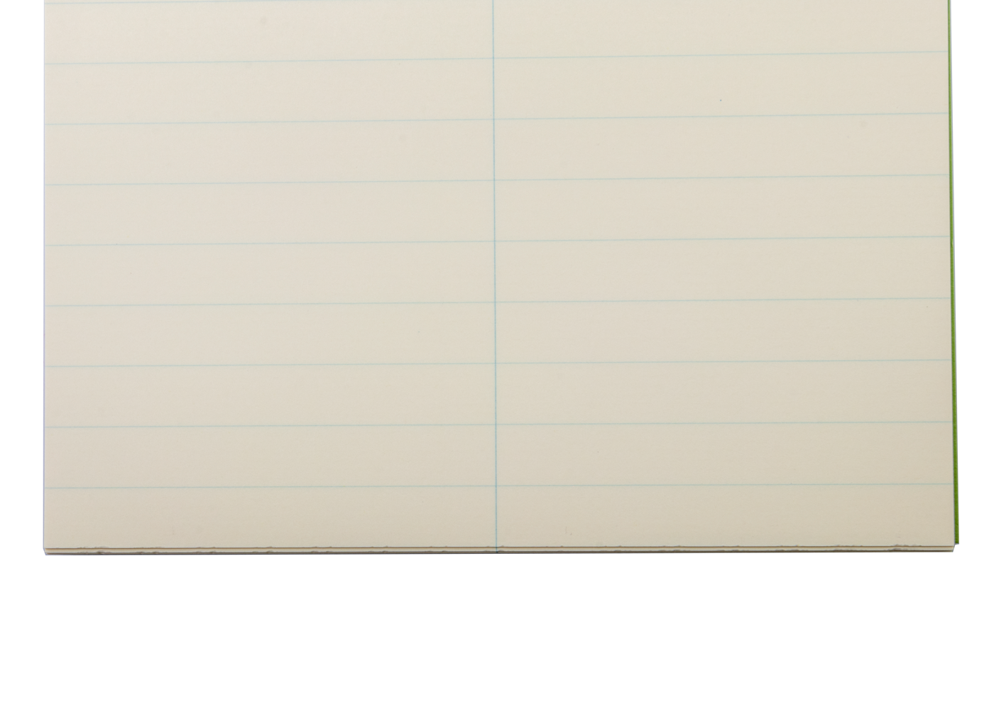 Life Stationery Stenographer's Notebook- Green Cover