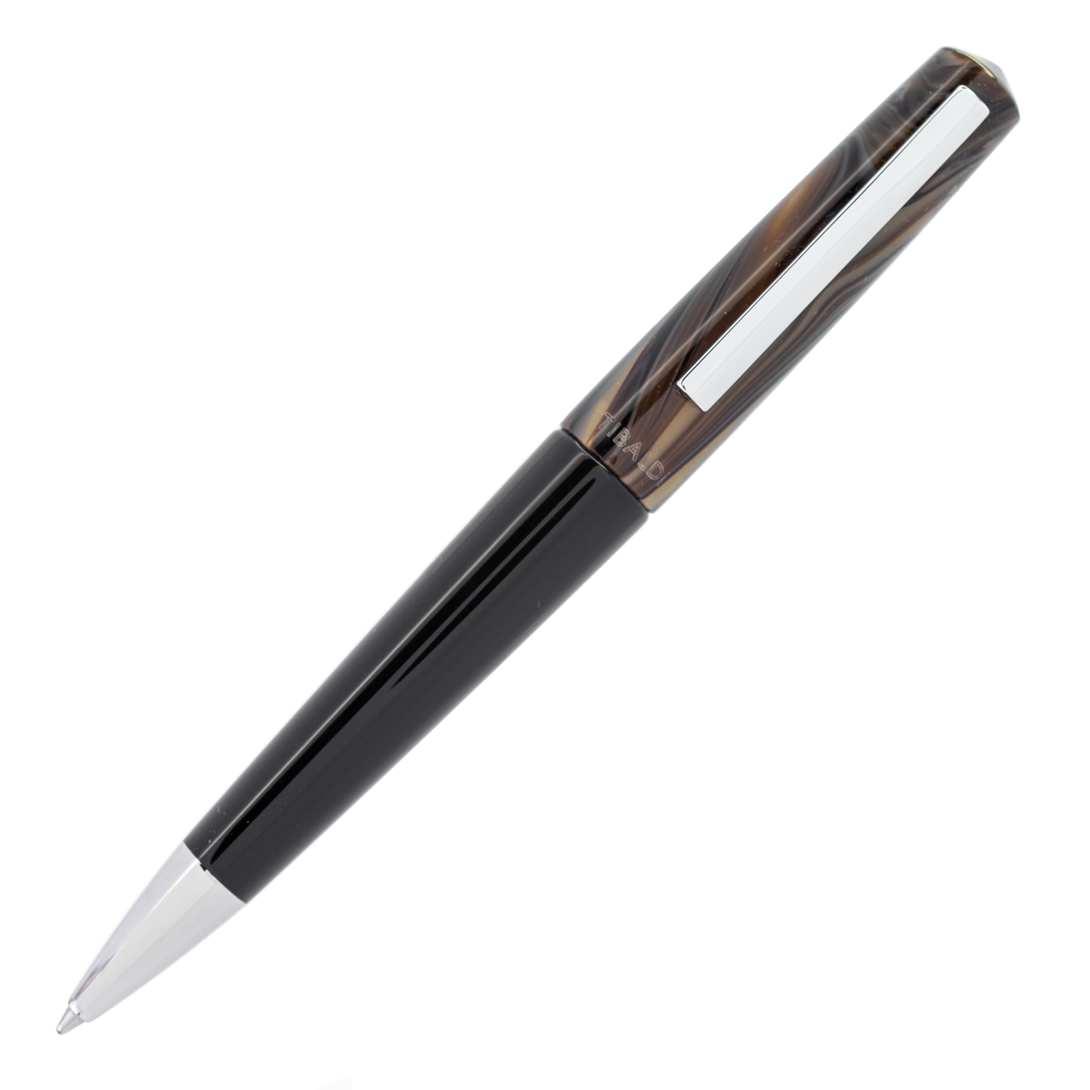 Tibaldi Infrangibile Taupe Grey Resin Ballpoint Pen