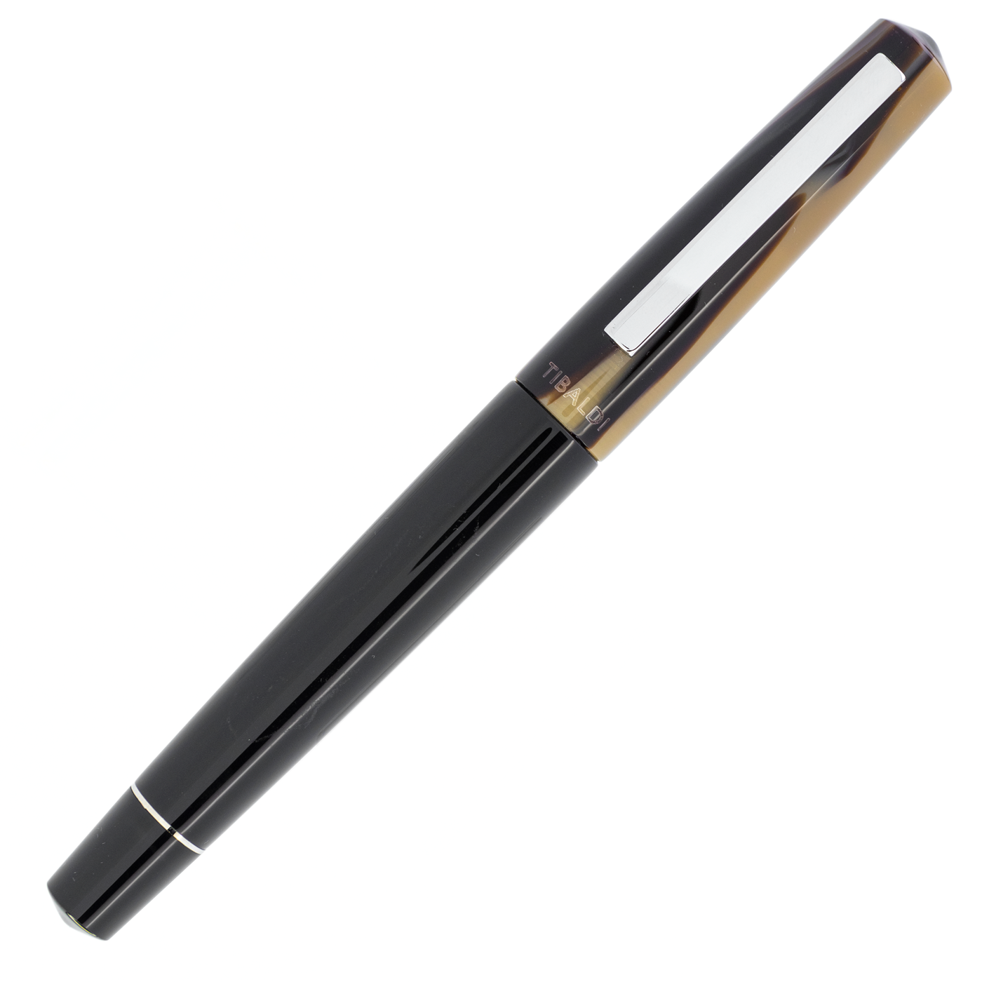 Tibaldi Infrangibile Taupe Grey Resin Fountain Pen