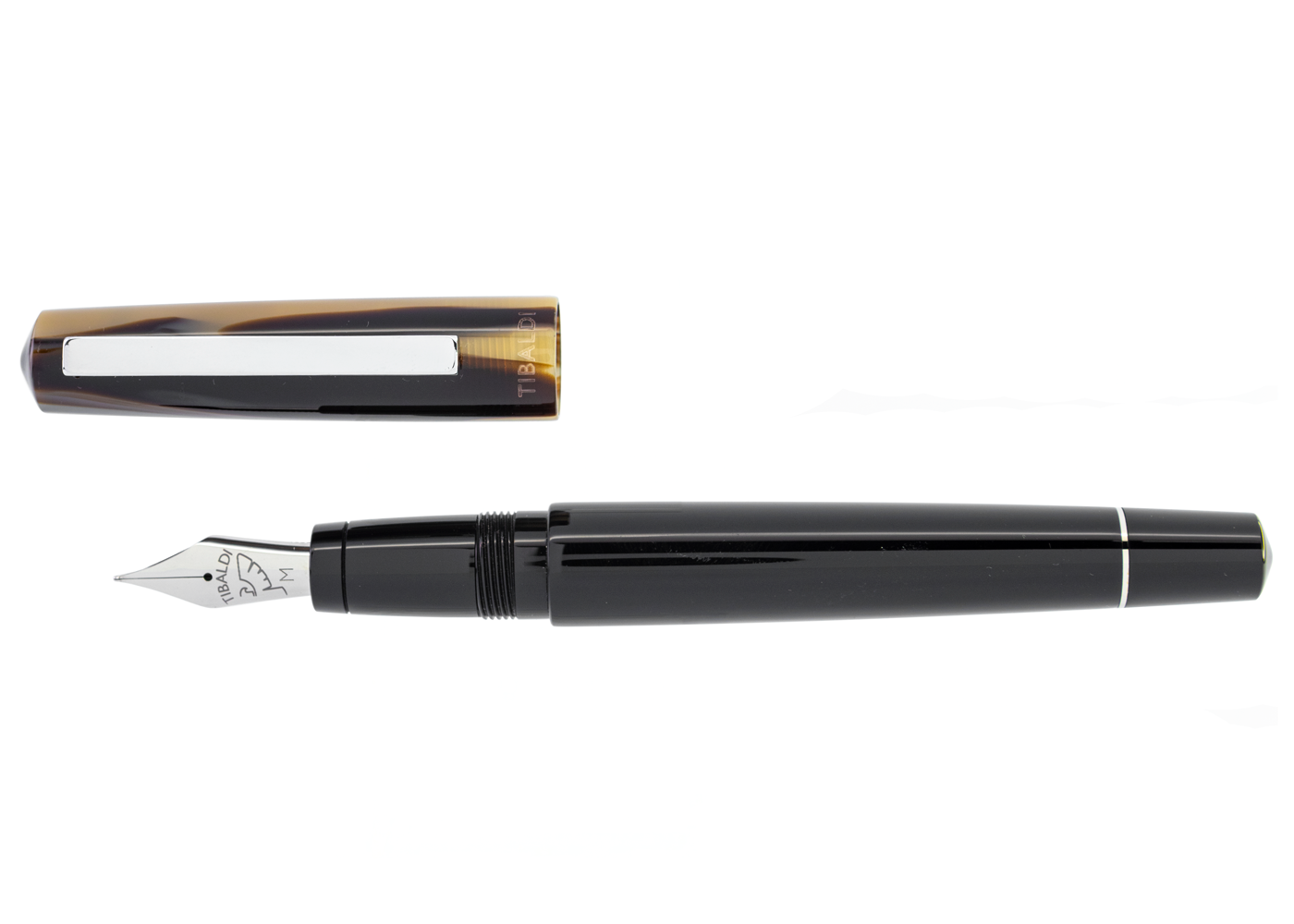 Tibaldi Infrangibile Taupe Grey Resin Fountain Pen