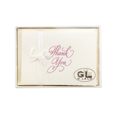 G. Lalo Thank You Gift Box 4 ¼ x 6- White