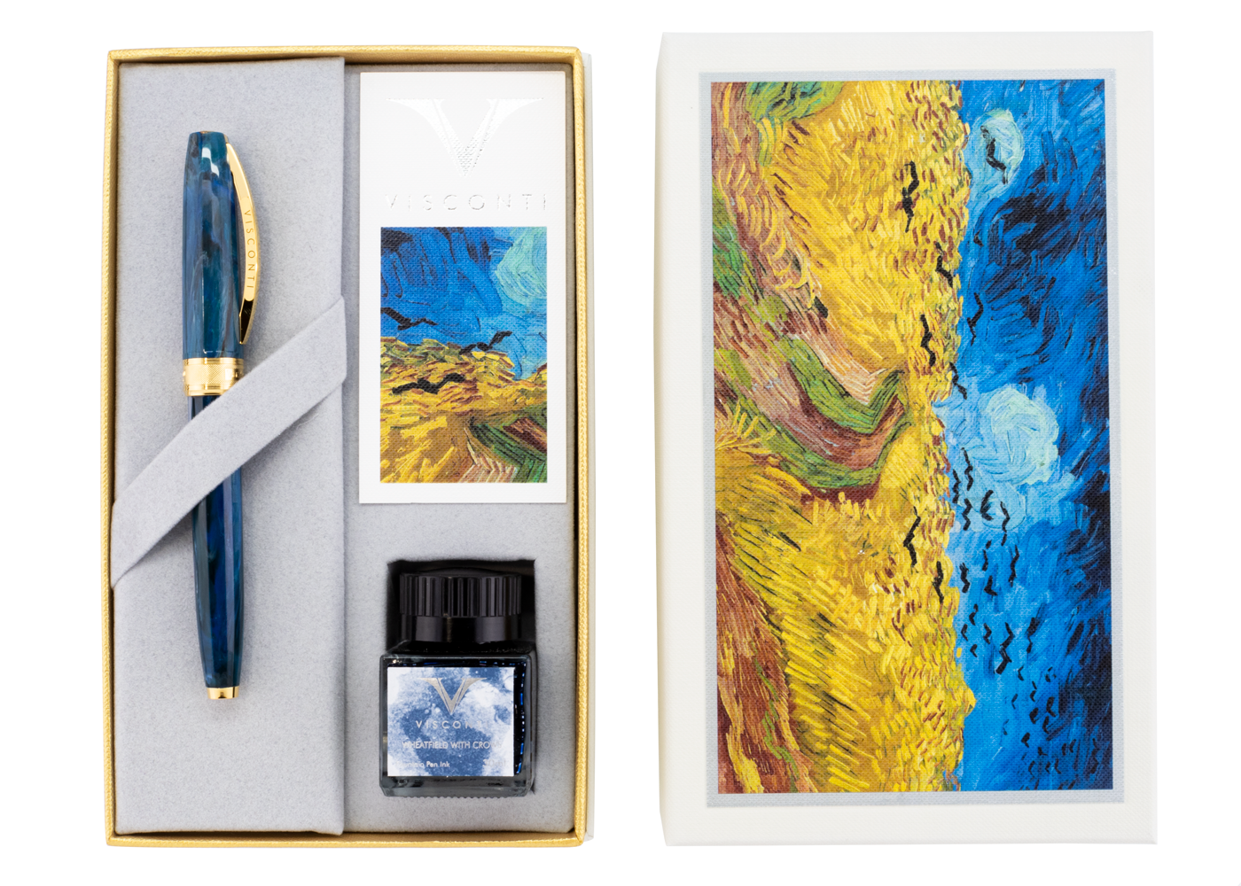Visconti Van Gogh- Wheatfield with Crows Fountain (Gift Set)
