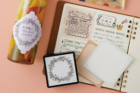 Midori Paintable Stamp - Stickers Book Warm Color