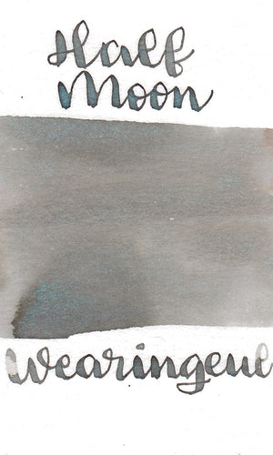 Wearingeul - Korean Literature Inks - Kim So-wol- Winter Shimmer Ink Half Moon with Dimmed Light
