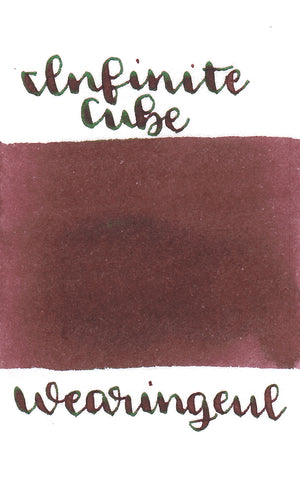 Wearingeul - Korean Literature Inks - Yi Sang- Architecture Infinite Cube Ink