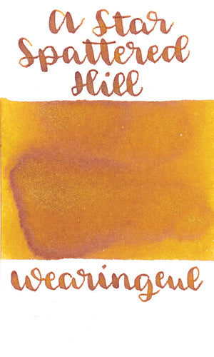 Wearingeul - Korean Literature Inks - Yu Dong-ju- A Star Spattered Hill Shimmer Ink