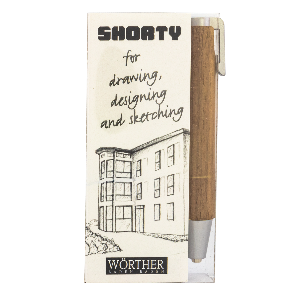 Worther Shorty Mechanical Pencil - Walnut