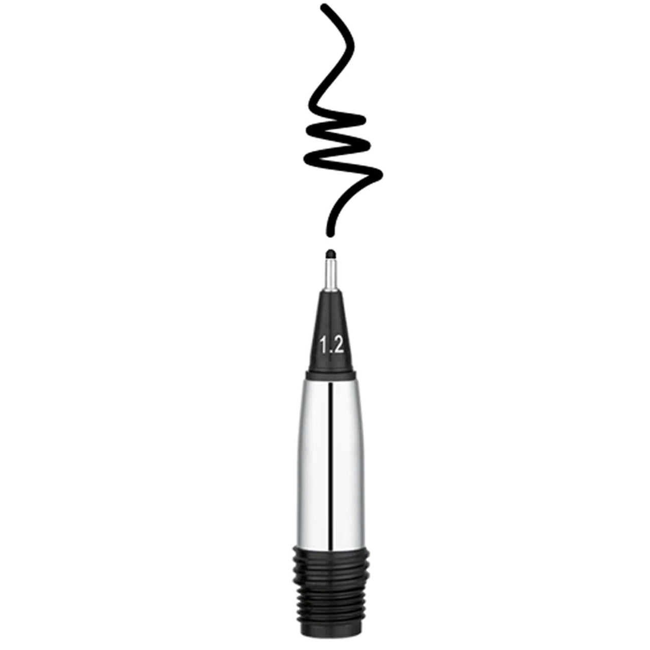 Yookers Front Section for Metis Fiber Pen Black Grid or Grey Brushed