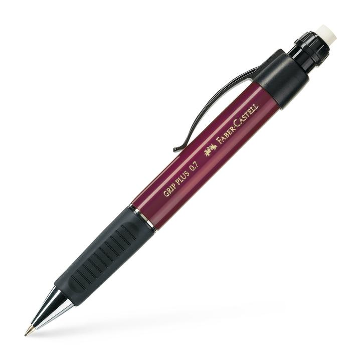 Faber-Castell Grip Plus 0.7mm Mechanical Pencil- Metallic Red